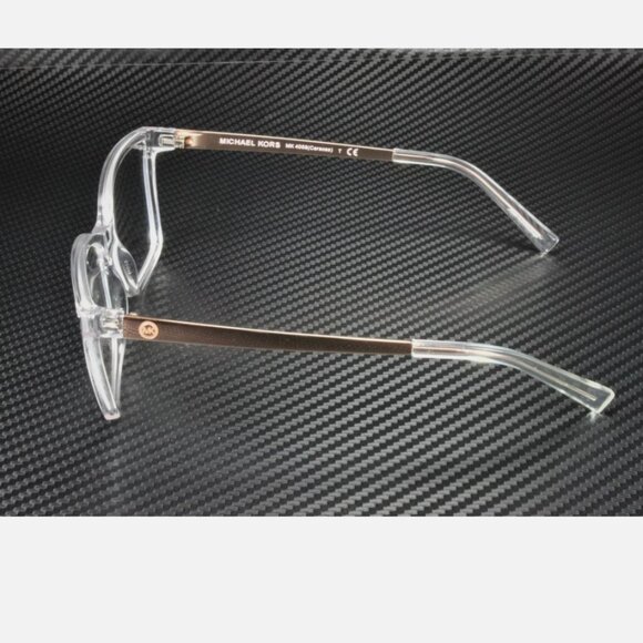 SALE! MICHAEL KORS CLEAR 54MM WOMEN"S EYEGLASSES - Picture 3 of 4